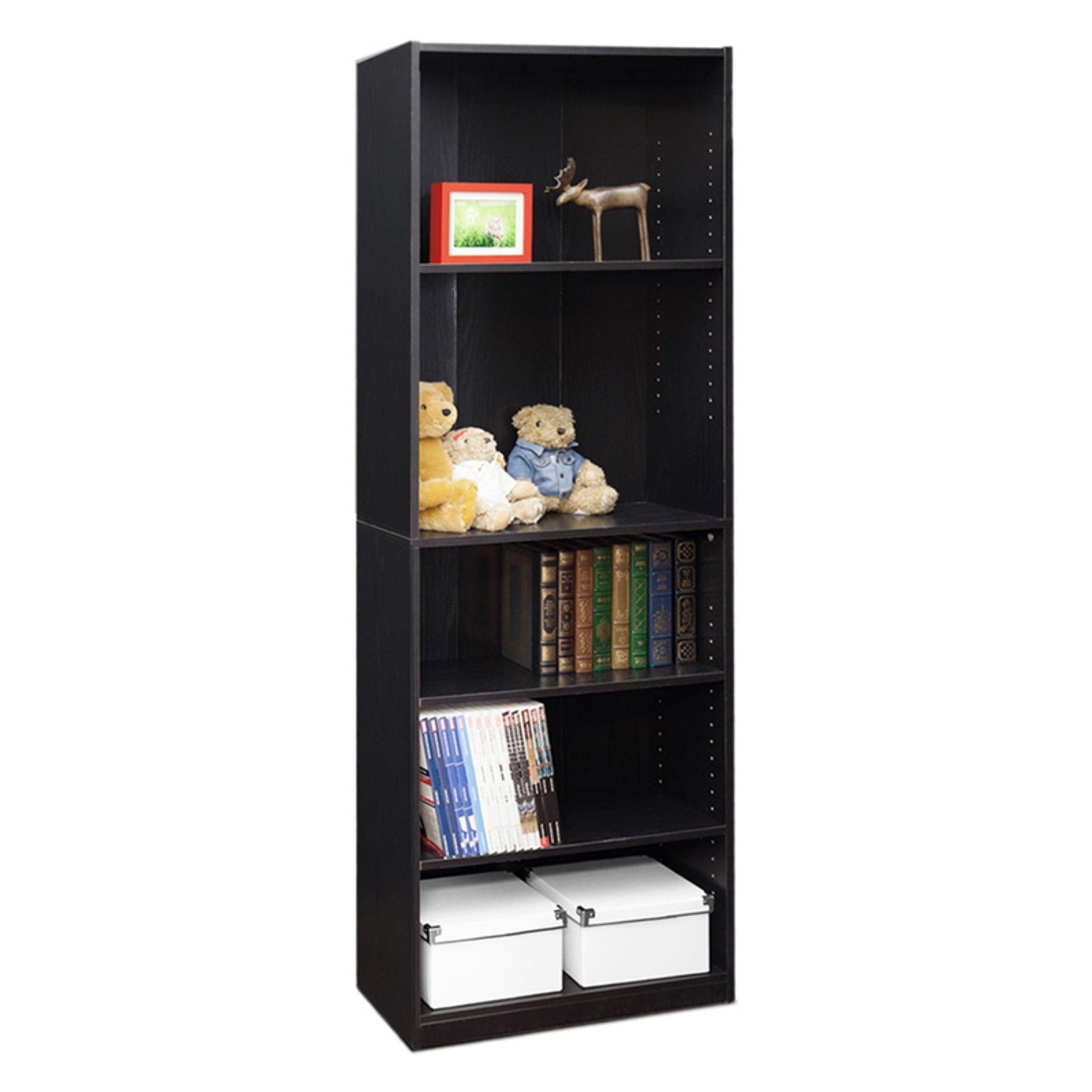 Furinno Jaya Simply Home 5-Shelf Bookcase