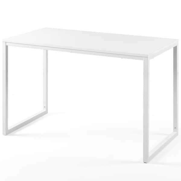 24 in. Rectangular White Computer Desk