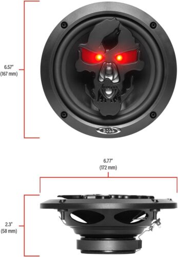 BOSS Audio Systems SK653B 6.5 Inch Car Speakers 350 Watts of Power Per Pair