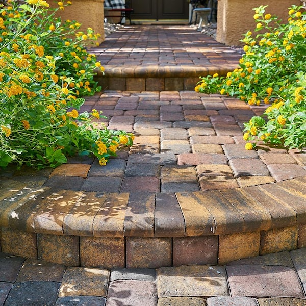 Plaza 8.27 in. L x 5.51 in. W x 2.36 in. H Rectangle Sierra Blend Concrete Paver (360-Pieces/112 Sq. ft./Pallet)