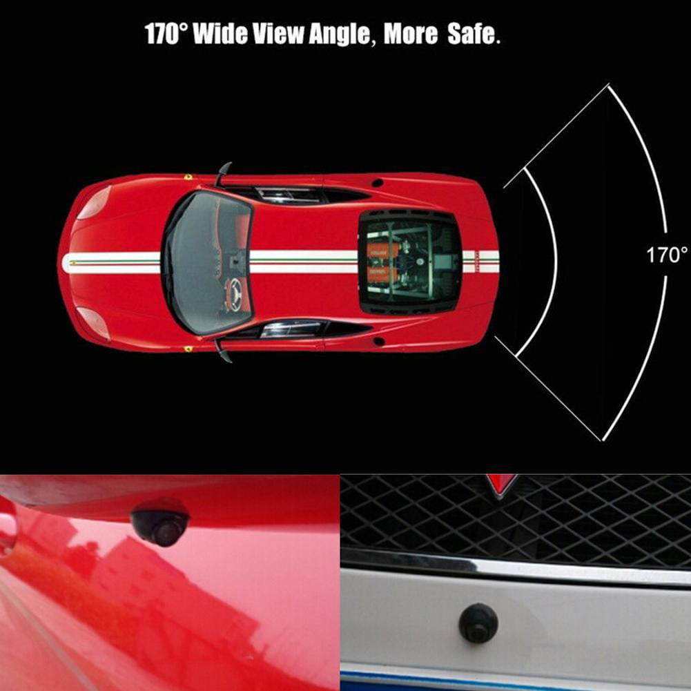360° Car Rear Front Side View Backup Reversing Camera Waterproof Night Vision