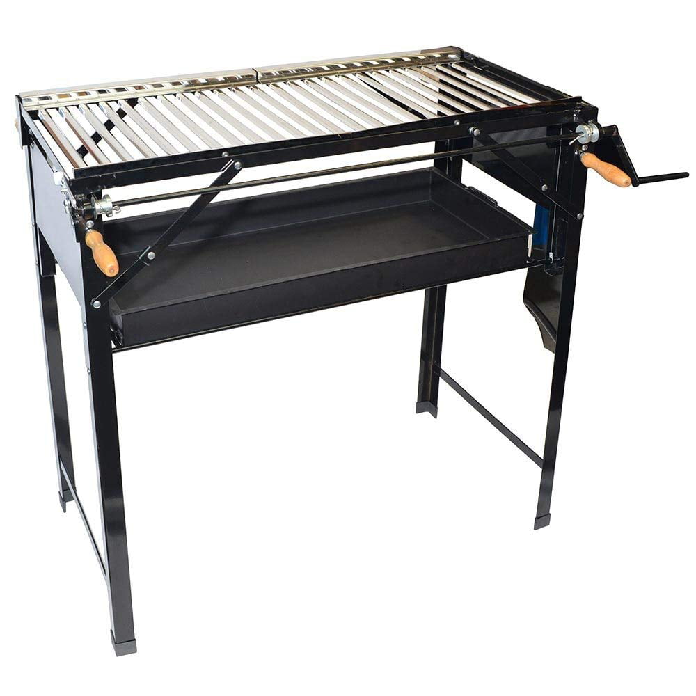 Santa Barbara Chile Roasters CRBBQ-ST Outdoor Portable BBQ Stand Grill with Carrying Case