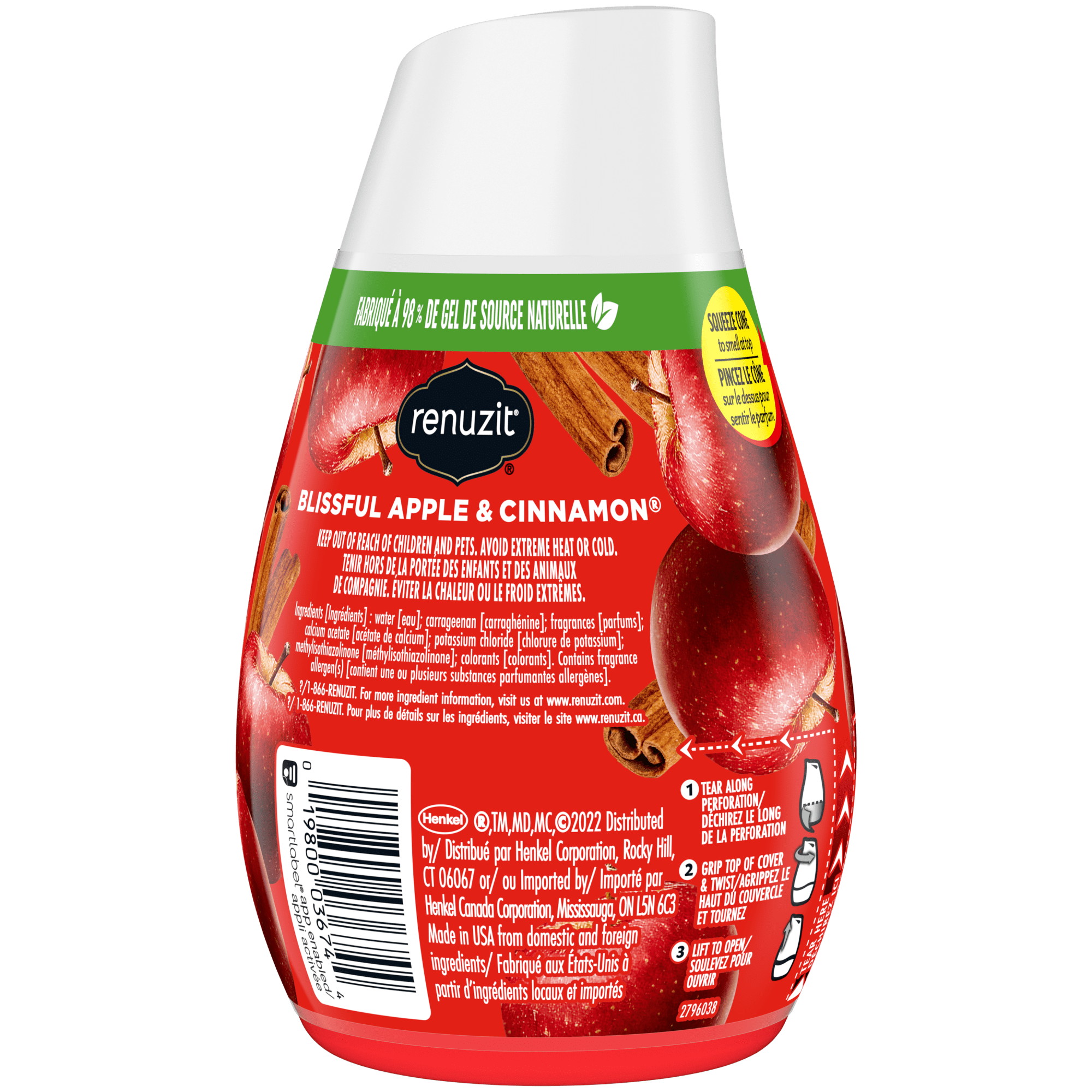 Renuzit Adjustable Apple & Cinnamon 12/7oz/198g