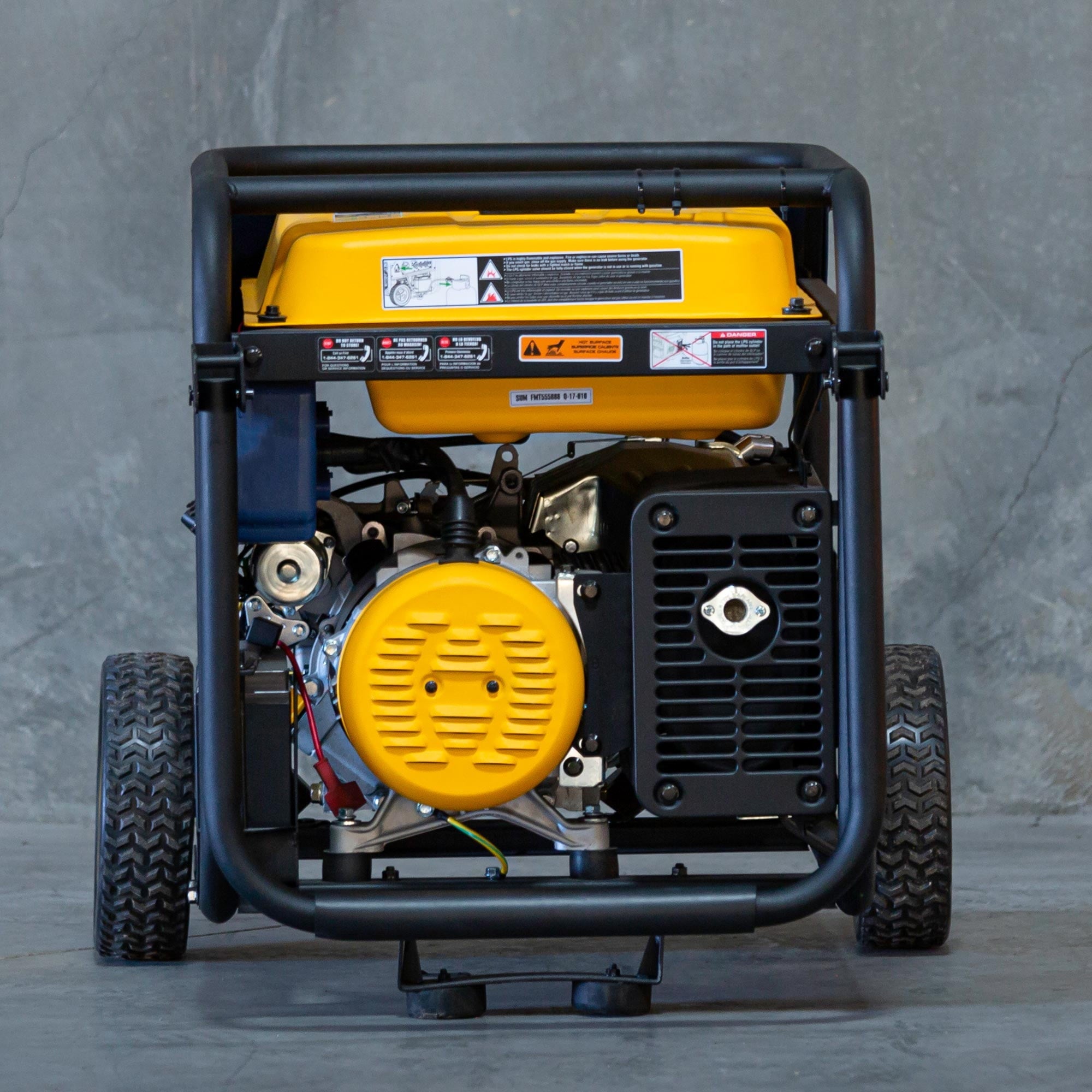 FIRMAN T08071 tri fuel 10,000 Watt Portable generator ability to run off of gasoline, propane, or natural gas with an electric starter