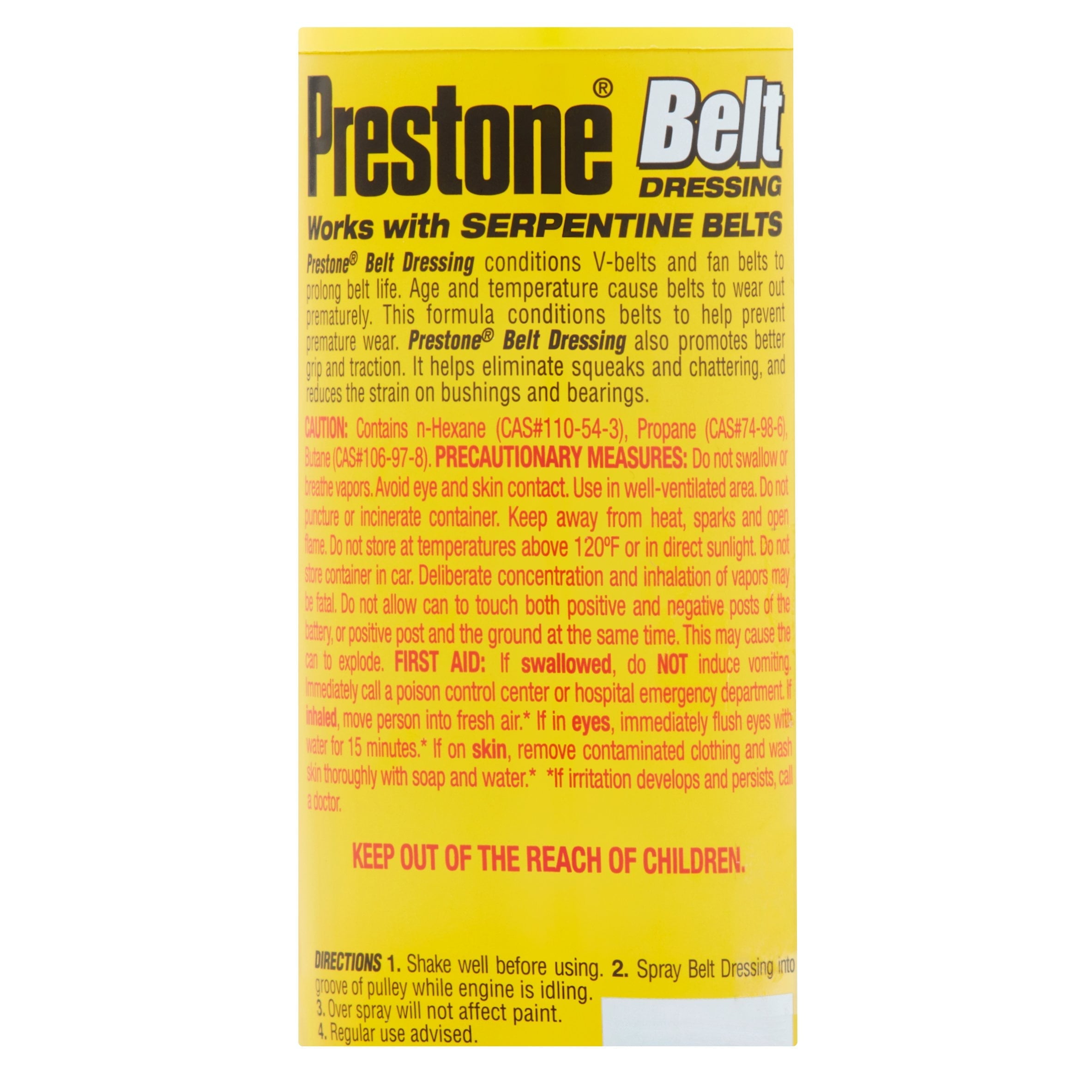 Prestone AS325 Belt Dressing - 6 oz.