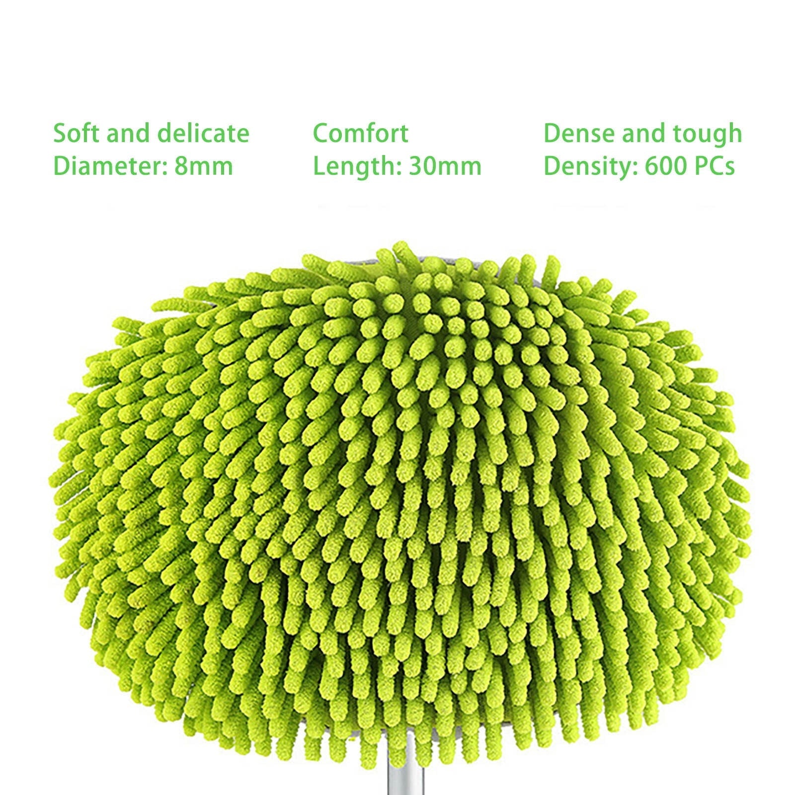 Car Wash Brush with Long Handle Chenille Microfiber Car Wash Mop Car Washing Brush Cleaning Kit Car Wheel Tire Brush Microfiber Towels Cleaning Cloth for Cars RV Truck Boat