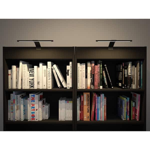 Picture Lamp 13-1/2 ft. 1-Light Matte Black Integrated LED Fixed Track Lighting Kit