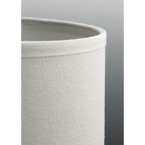 Inspire Collection 13 in. 2-Light Brushed Nickel Transitional Kitchen Ceiling Light Drum Flush Mount