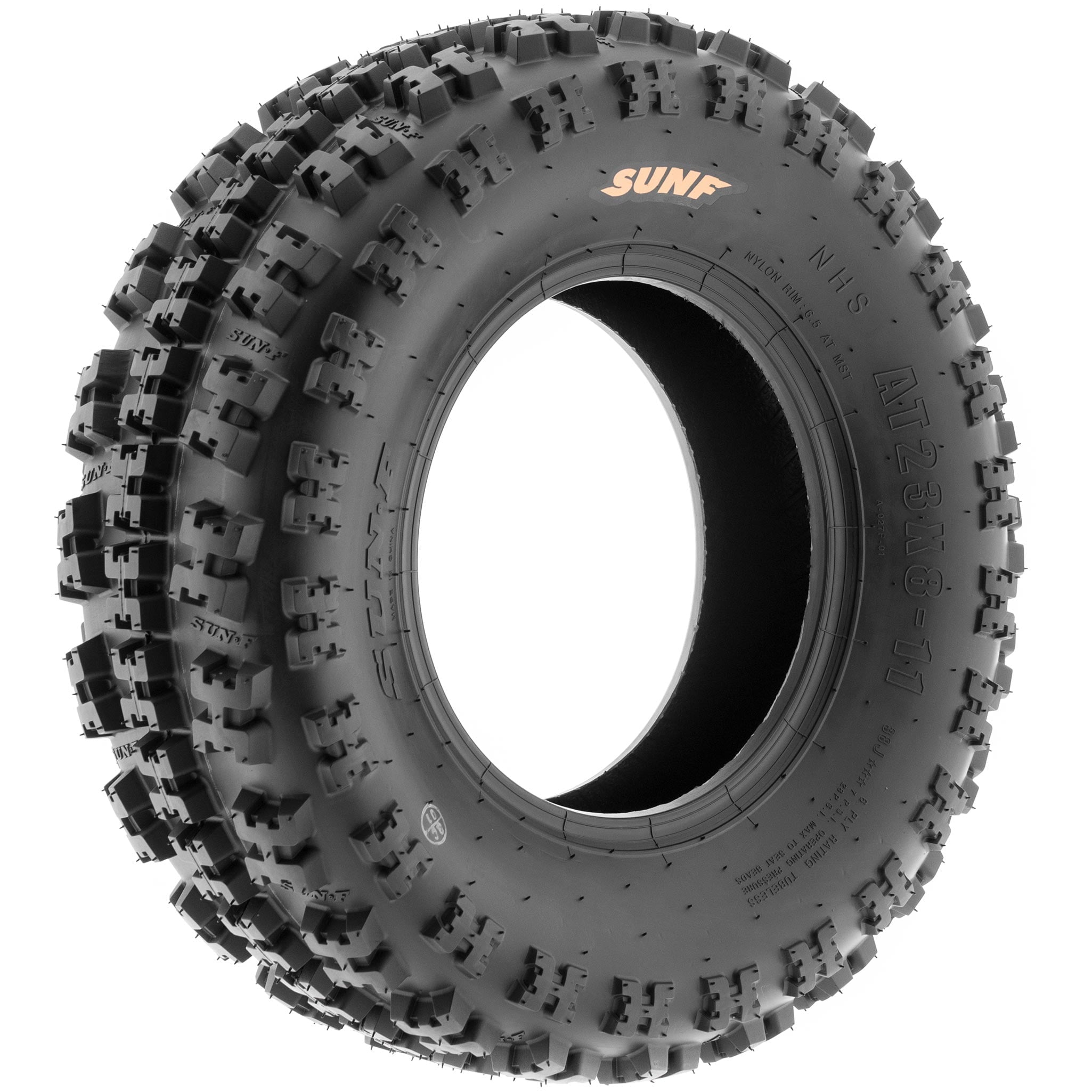 SunF All Terrain ATV UTV Tires 22x7-10 & 20x10-9 6 PR A027 (Complete Full Set of 4)