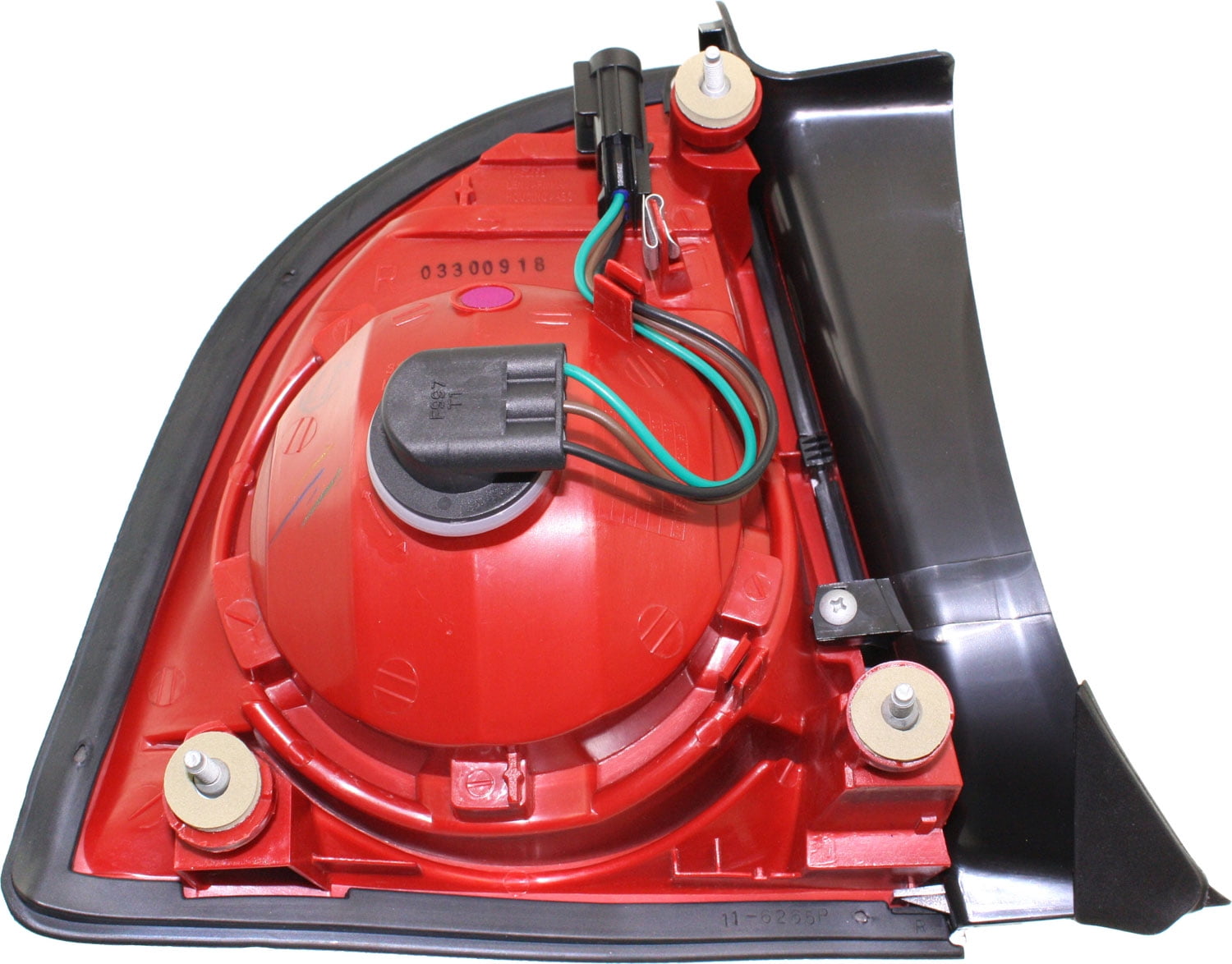 Tail Light Compatible With 2008-2012 Chevrolet Malibu Right Passenger Side, Outer With bulb(s)