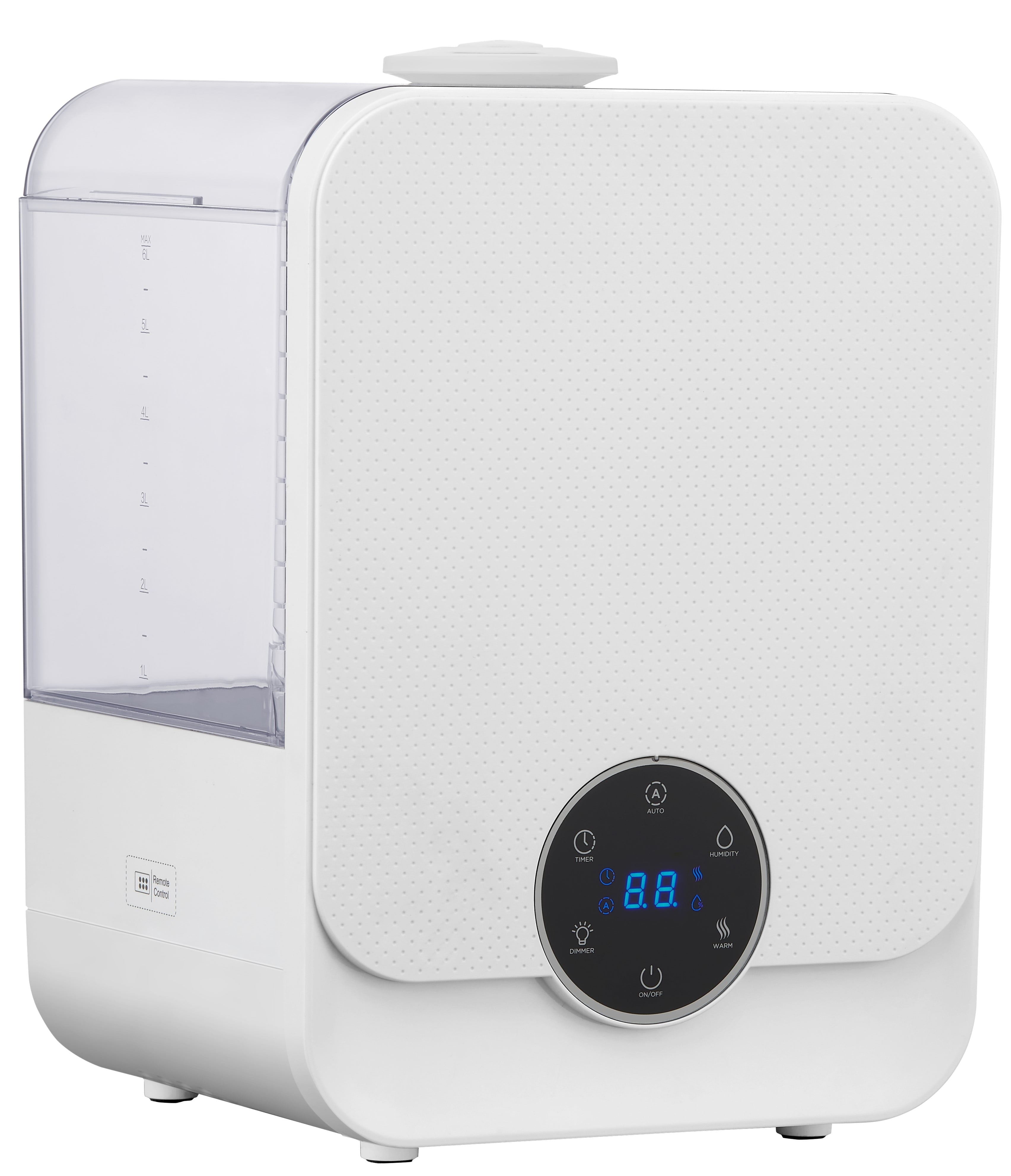 Better Homes & Gardens 1.6 Gal Ultrasonic Warm/Cool Mist Humidifier with Remote, White