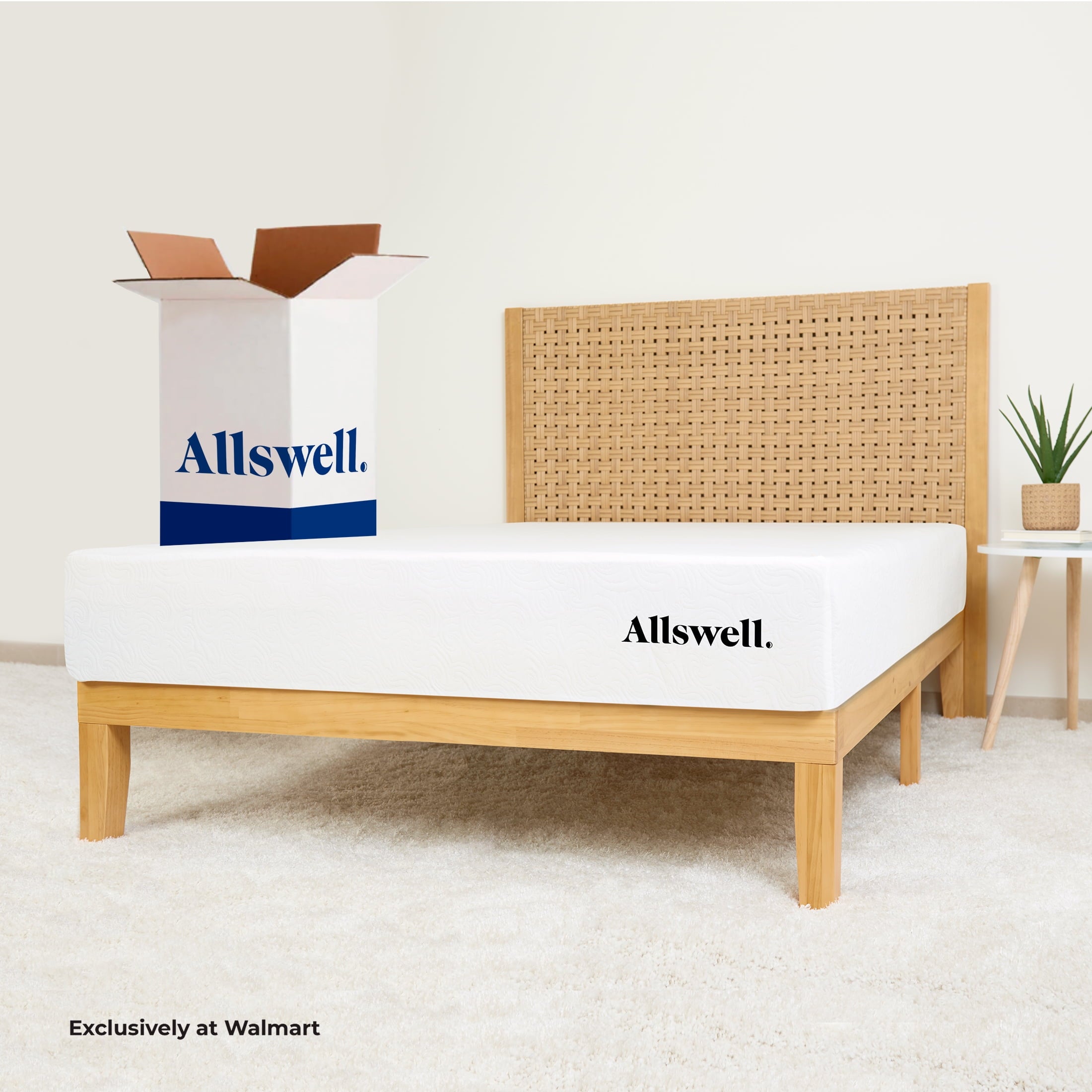 Allswell X 10¡± Hybrid of Memory Foam and Coils Mattress With Antimicrobial Treated Cover, King