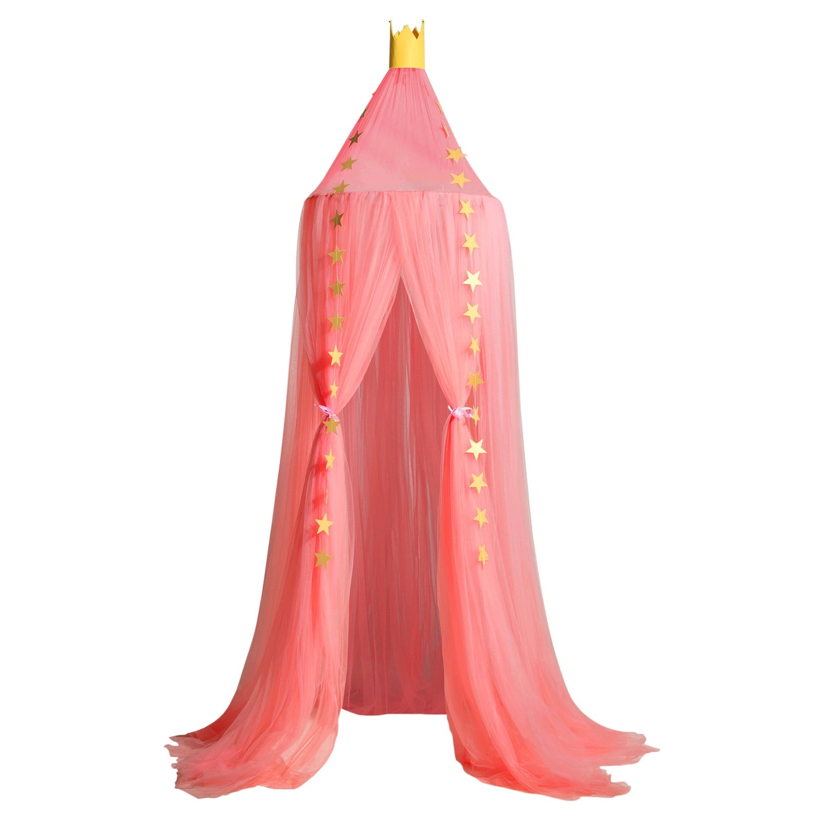 EQWLJWE Kids Bed Canopy - Play Tent with Dome Hanging from Ceiling for Girls Boys Room - Reading Nook Princess Castle - Girl Bedroom Decor - Mosquito Net On Crib Beds - Bedroom Nursery Baby Corner