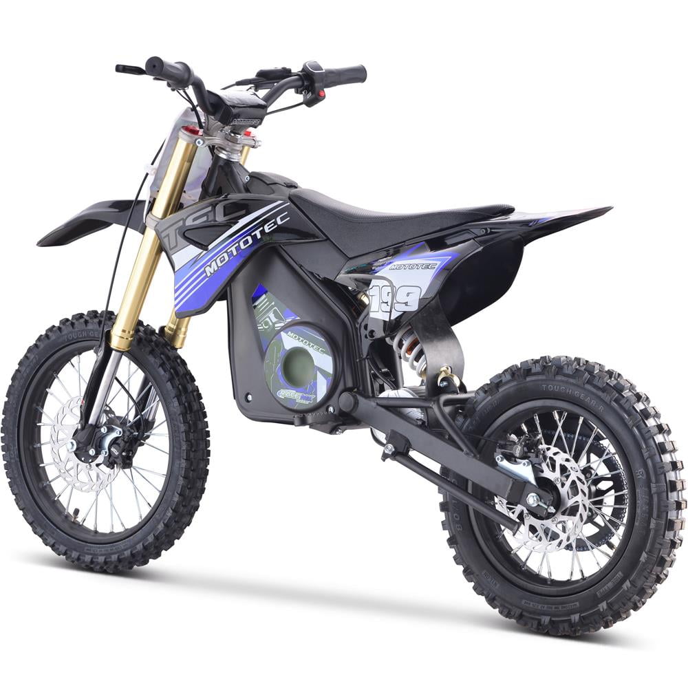 MotoTec 48v Pro Electric Dirt Bike 1500w Lithium Blue