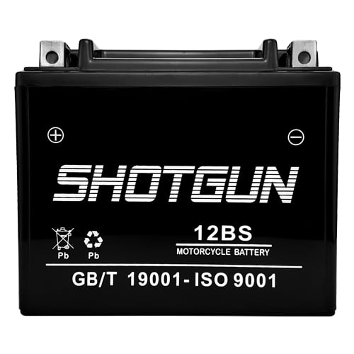 Shotgun 12V 10Ah ETX12 Sealed AGM Battery for Arctic Cat, BRP, E-Ton ATVs