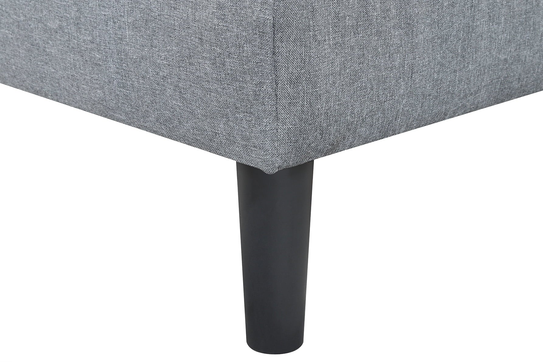 Mainstays Studio Futon, Gray Linen Upholstery