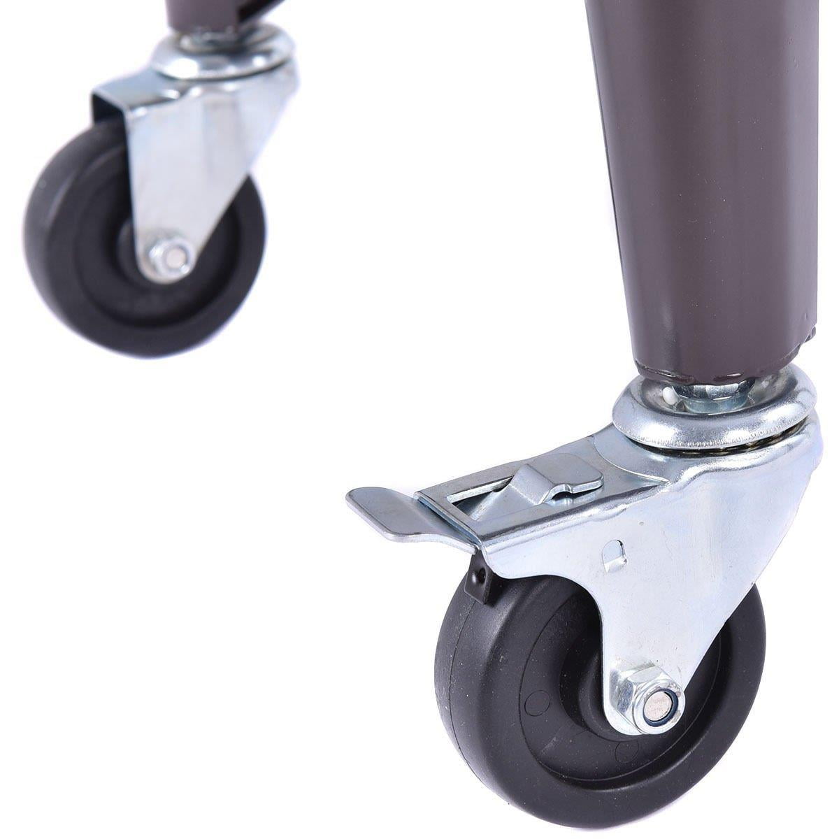 BaytoCare Rattan Rolling Cooler 80QT Frozen Warm Function with Shelf