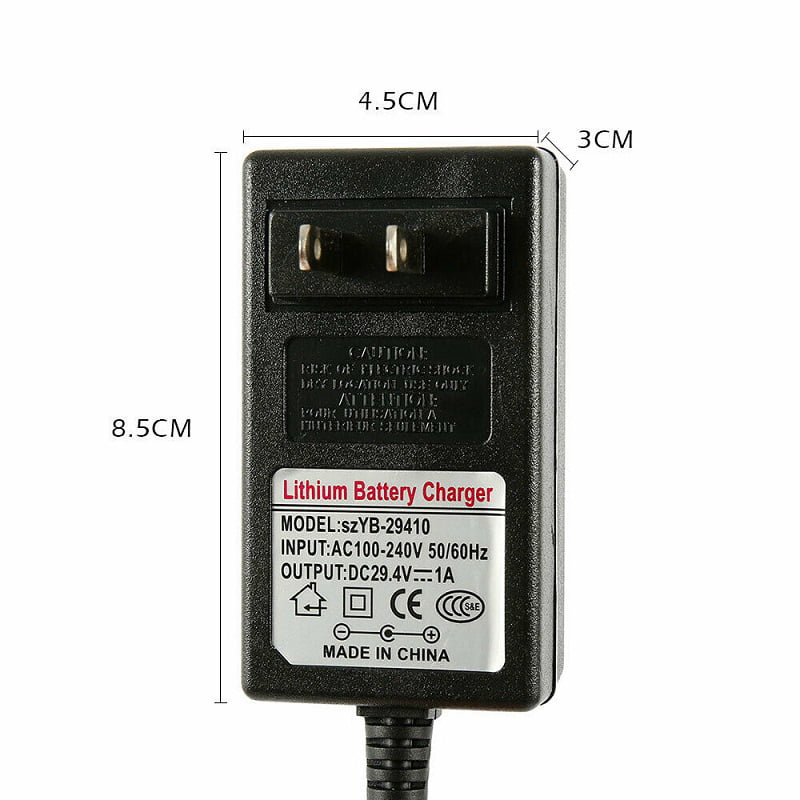 24V for Razor Electric Scooter Charger E100 E125 E150 E175，3.3ft Power Adapter