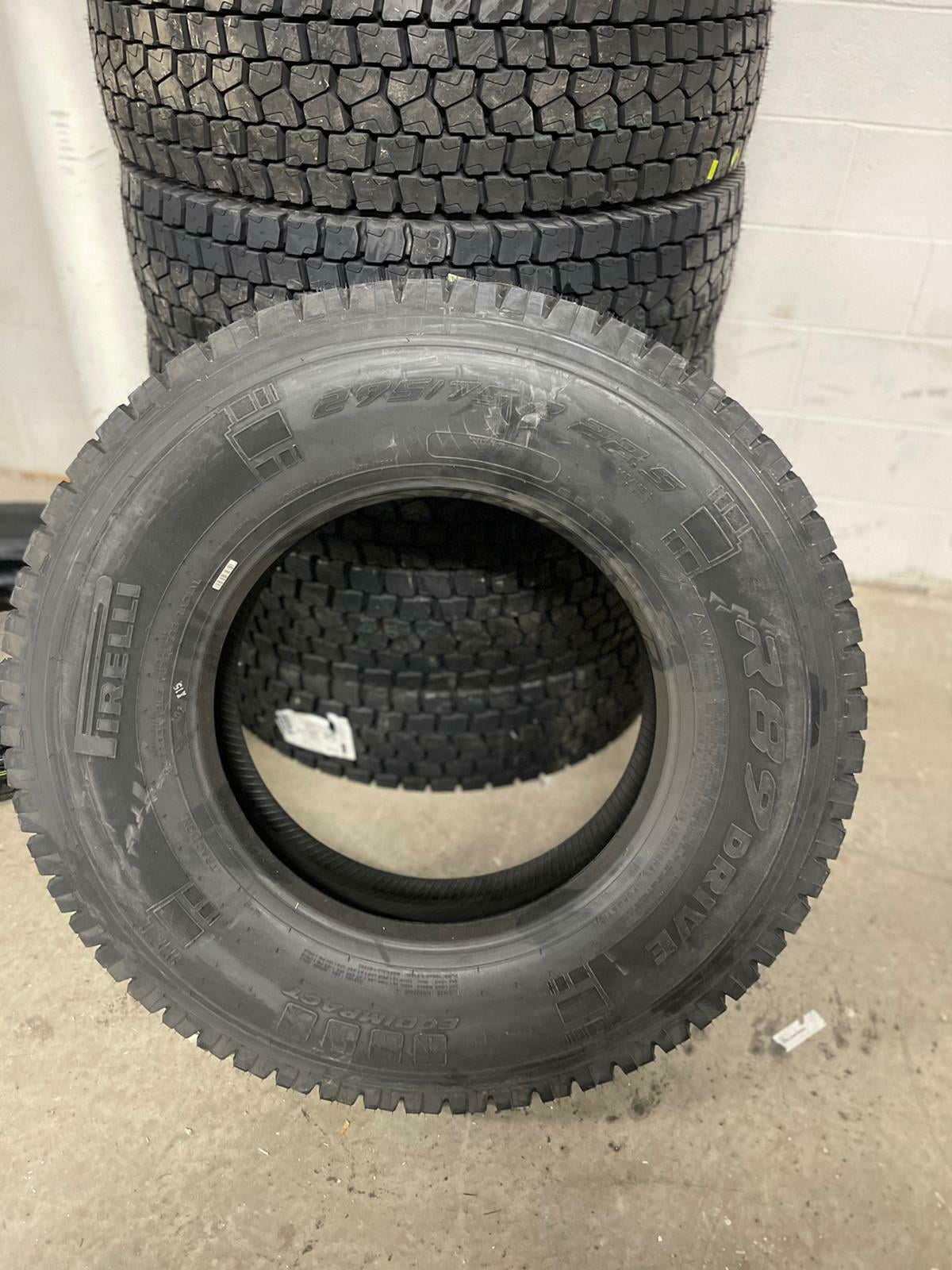 Tire 11R24.5 Pirelli R89 Drive Closed Shoulder 16 Ply M 149/146
