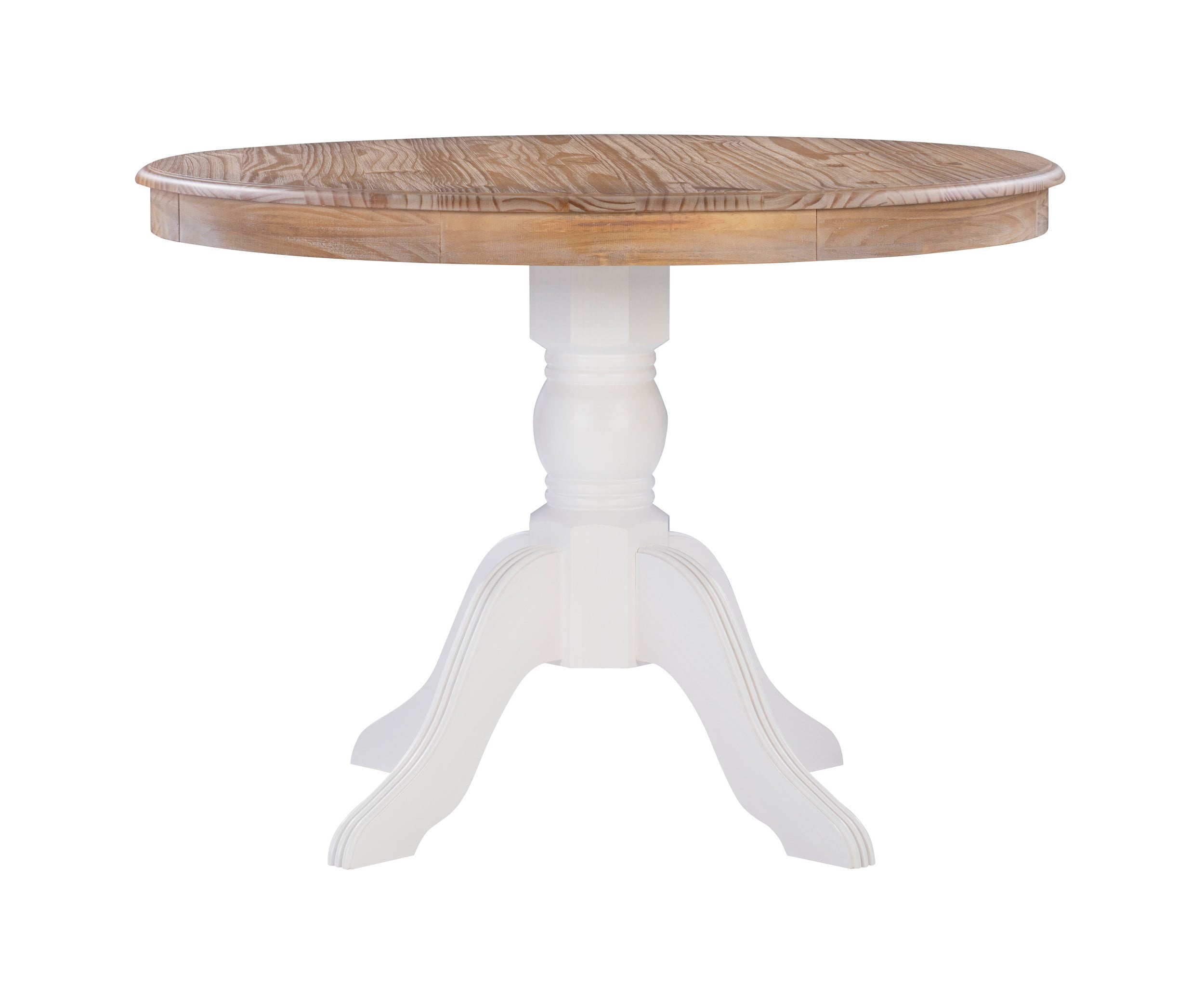 Linon Tobin  Pedestal Dining Table - Natural/White