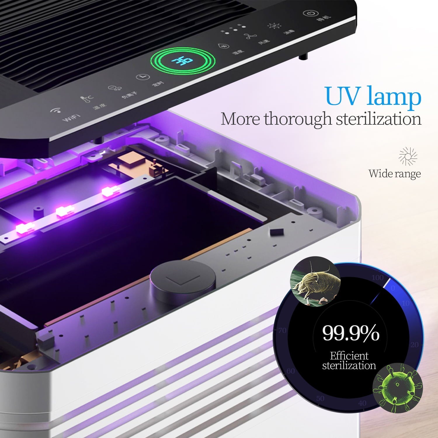 HUMSURE Dehumidifier 8,000 Sq Ft 90 Pint Commercial Home Dehumidifier with Pump, Basement High Capacity Dehumidifier with Drain Hose, Smart Humidity Control, Moisture Removal 120 Pints (95 