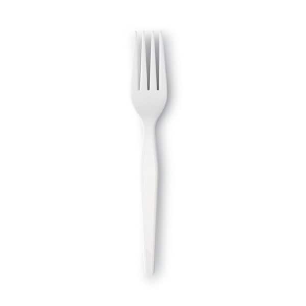 Heavyweight Polystyrene Forks in White (1000 Per Case)