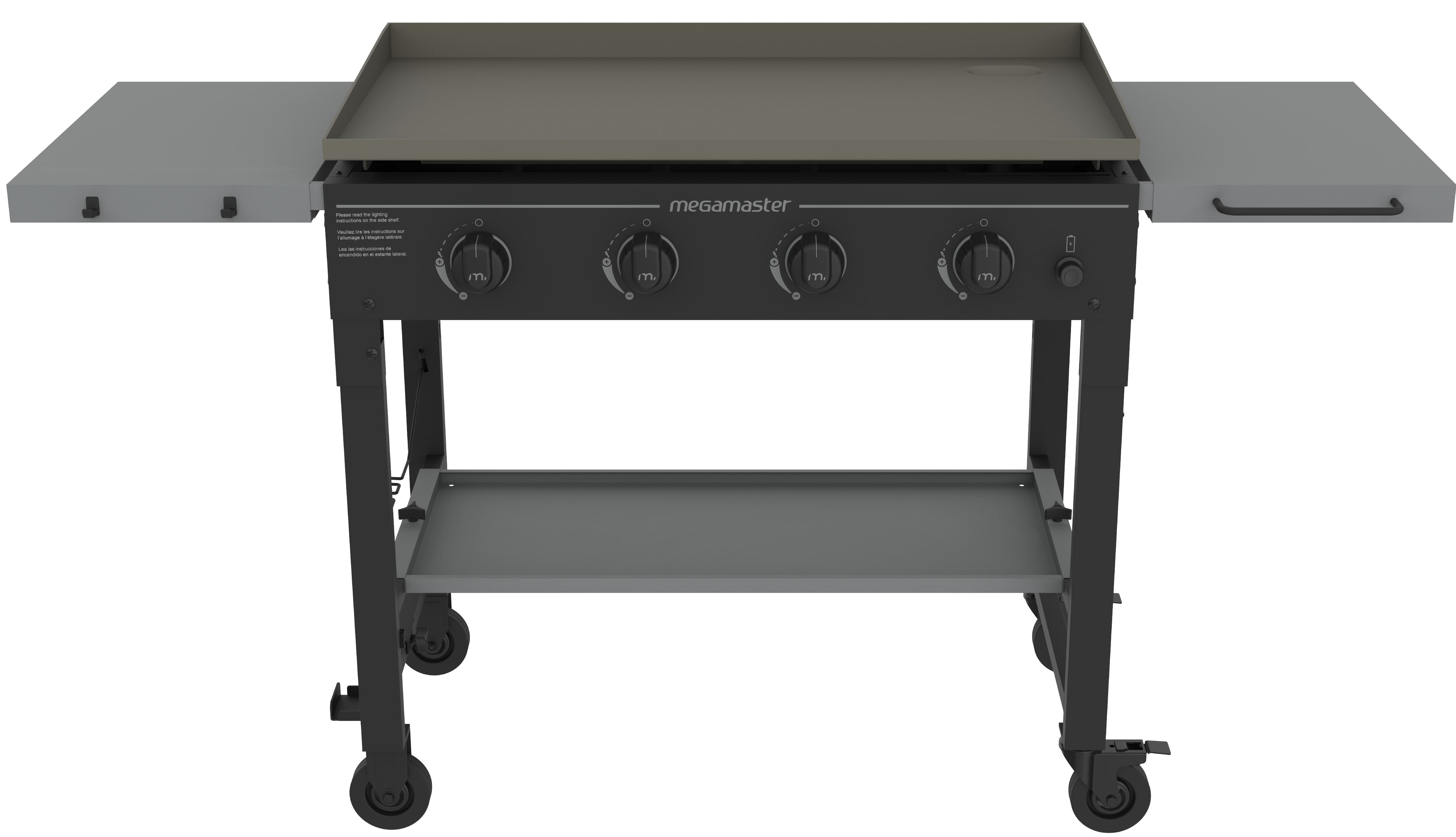 4-Burner Griddle Top Propane Gas Grill
