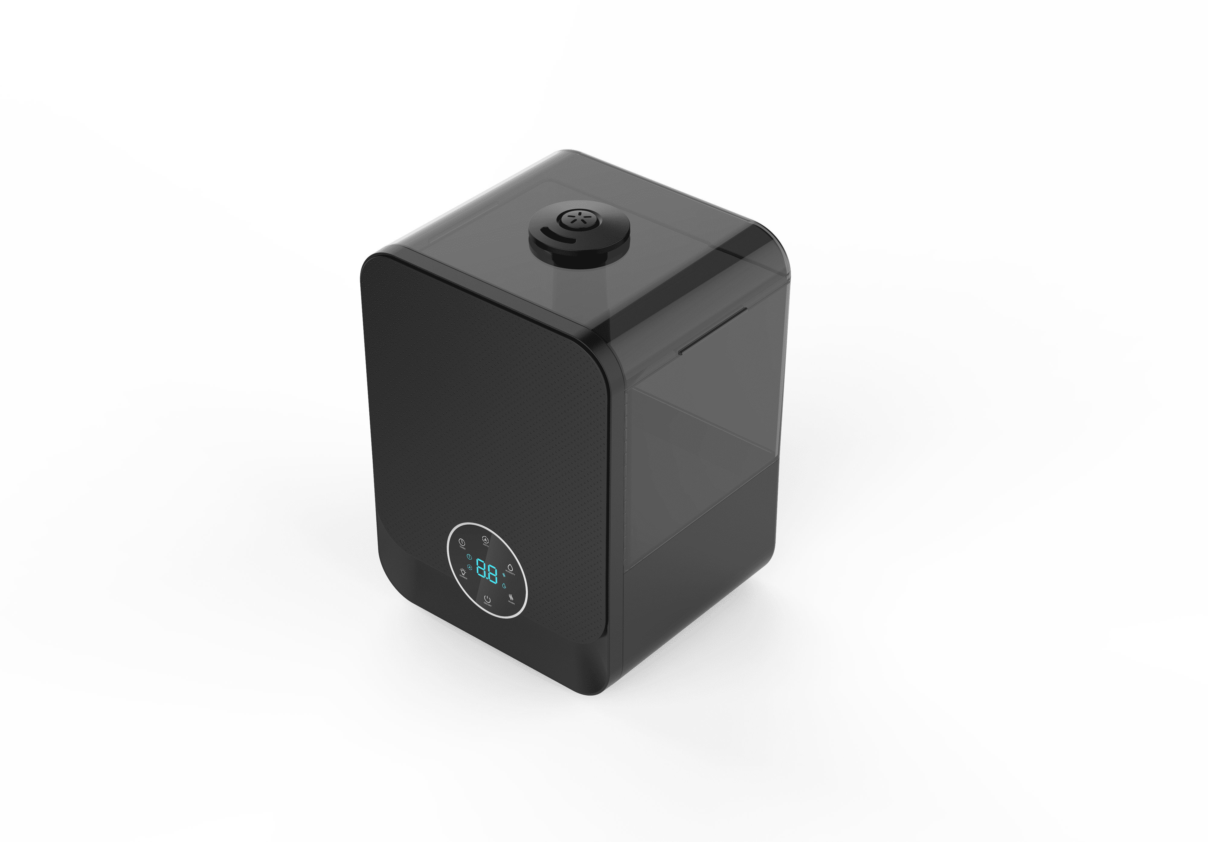 Better Homes & Gardens 1.6 Gal Ultrasonic Warm/Cool Mist Humidifier with Remote, Black