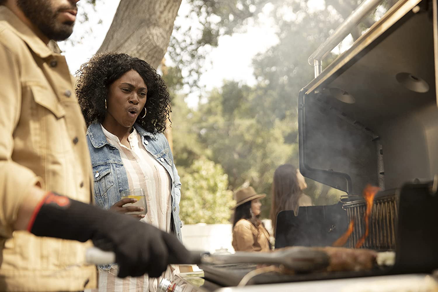 Weber-Stephen Products 102604 E-325S Liquid Propane Gas Grill with Sear Burner, Copper