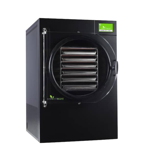 6-Tray Large Black Aluminum Freeze Dryer with Mylar Starter Kit