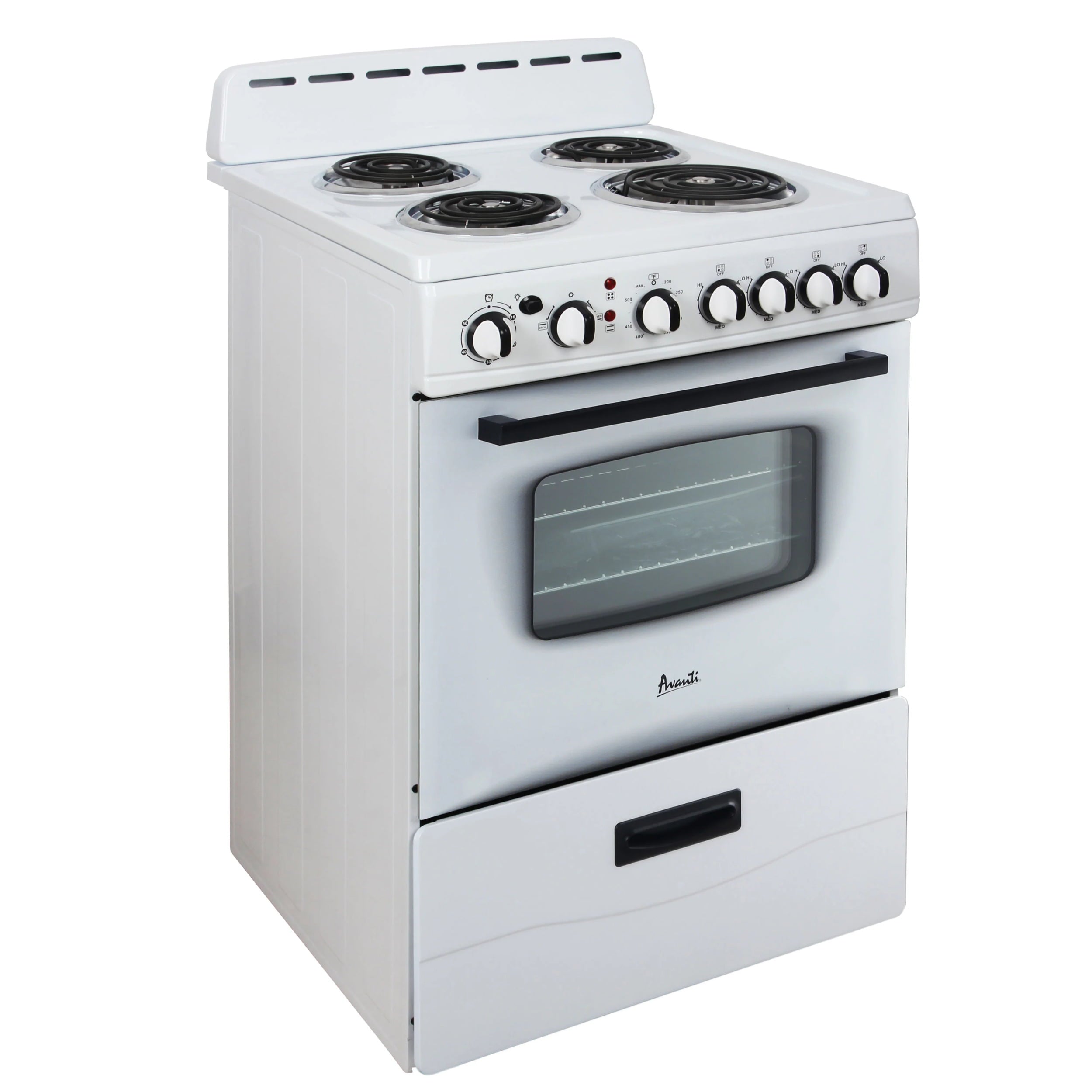 Avanti ERU240P0W 24 Inch Electric Freestanding Range - White