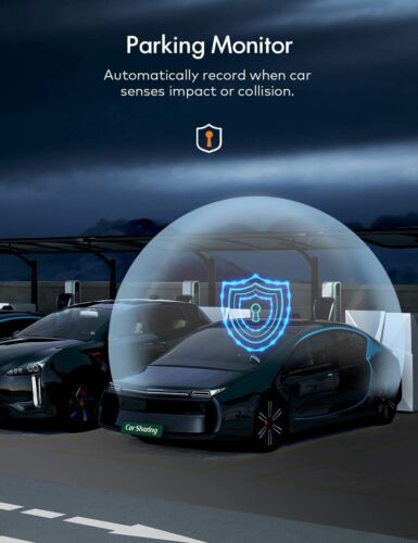 Premium Dash Cam - 2 Mounting Options, Enhanced Night Vision, Motion Detection