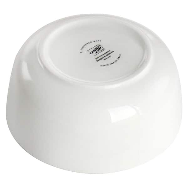 Avisala 12-Piece White Fine Ceramic Dinnerware Set