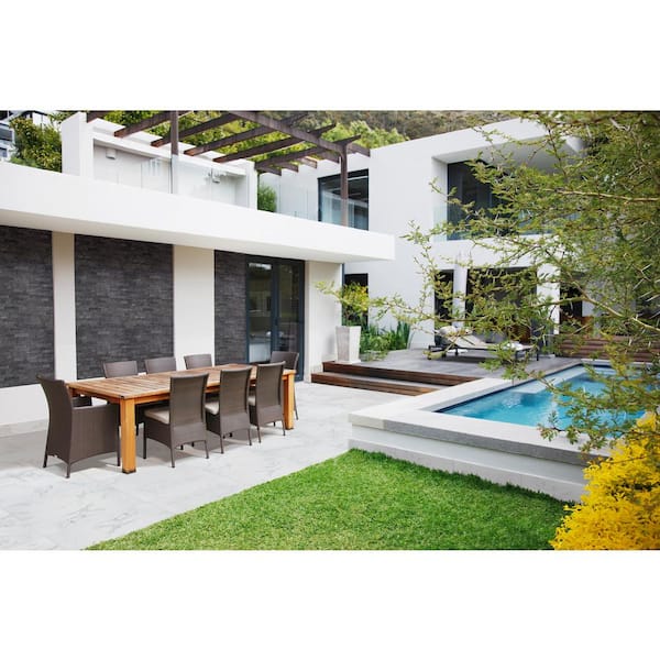 24 in. x 24 in. Square Praia Carrara Matte Porcelain Paver Floor Tile (2 Pieces/8 sq. ft./Case)