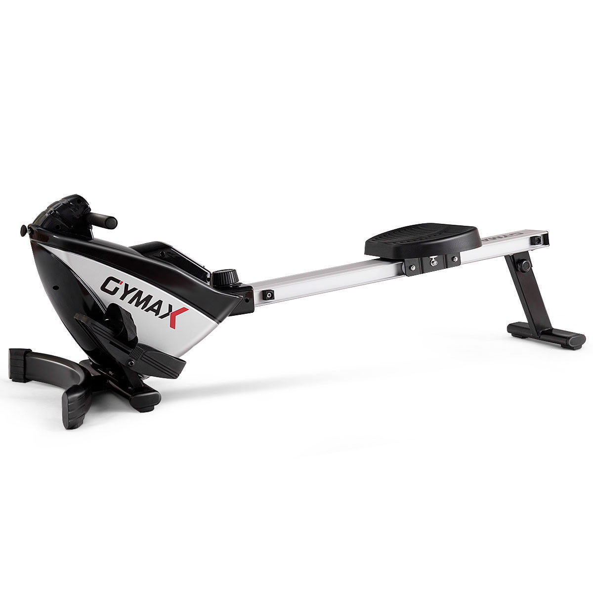 Gymax Folding Magnetic Rowing Machine Rower Exercise Cardio Adjustable Resistance