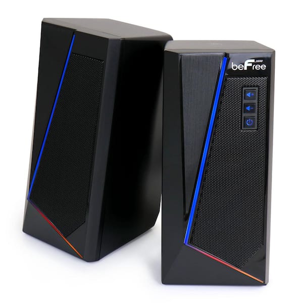 2.0 Computer Gaming Speakers with LED RGB Lights