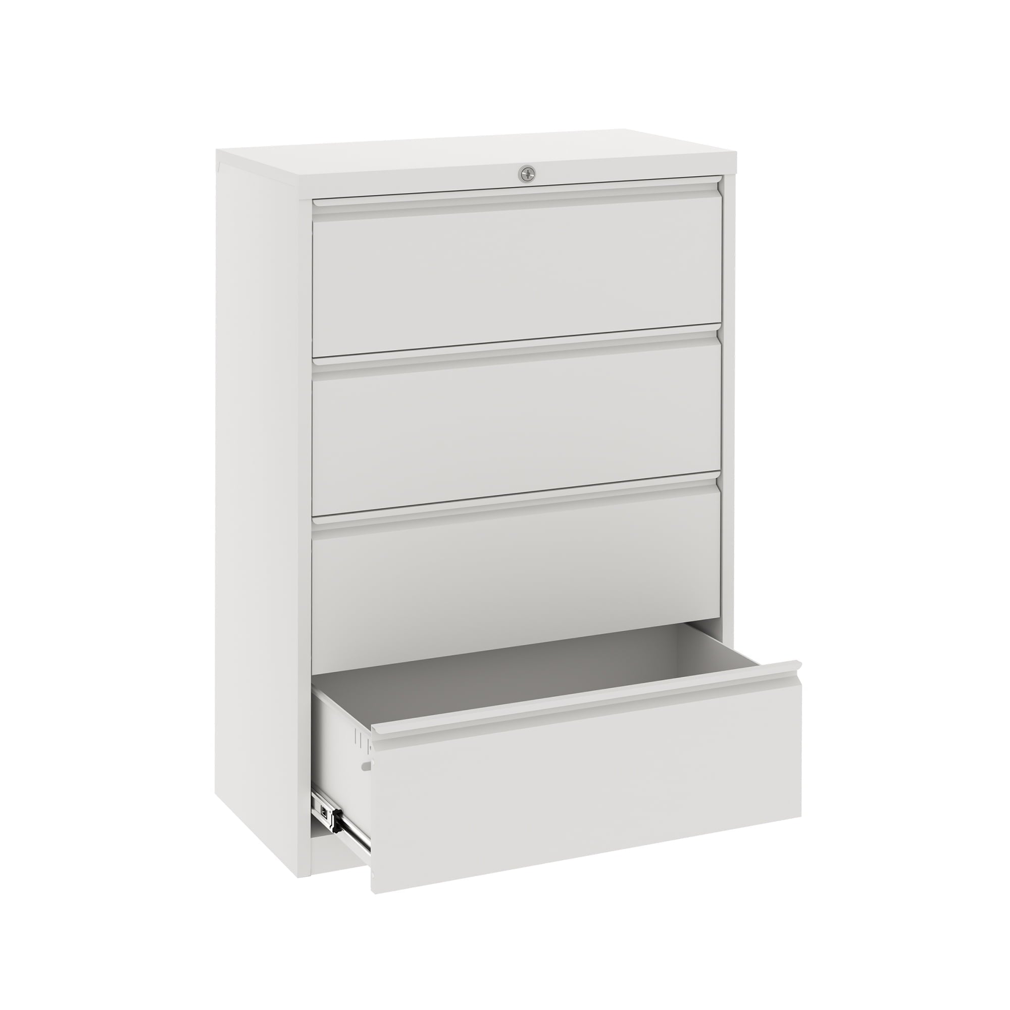 AOBABO 3 Drawer Metal Lateral File Storage Cabinet,Letter/Legal/A4 Size Locking Steel Filing Storage Cabinet for Office,Black,Assembly Required