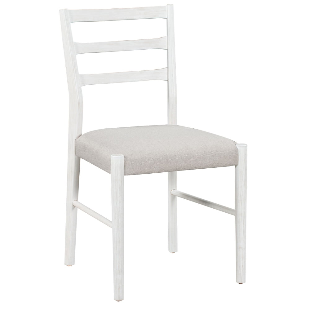 7-Piece Dining Furniture Set, Wooden Rectangular Dining Table with Six Padded Dining Chairs and Two Drawers, Retro Kitchen Furniture Set with Extendable Tabletop for Dining Room, White&Brown