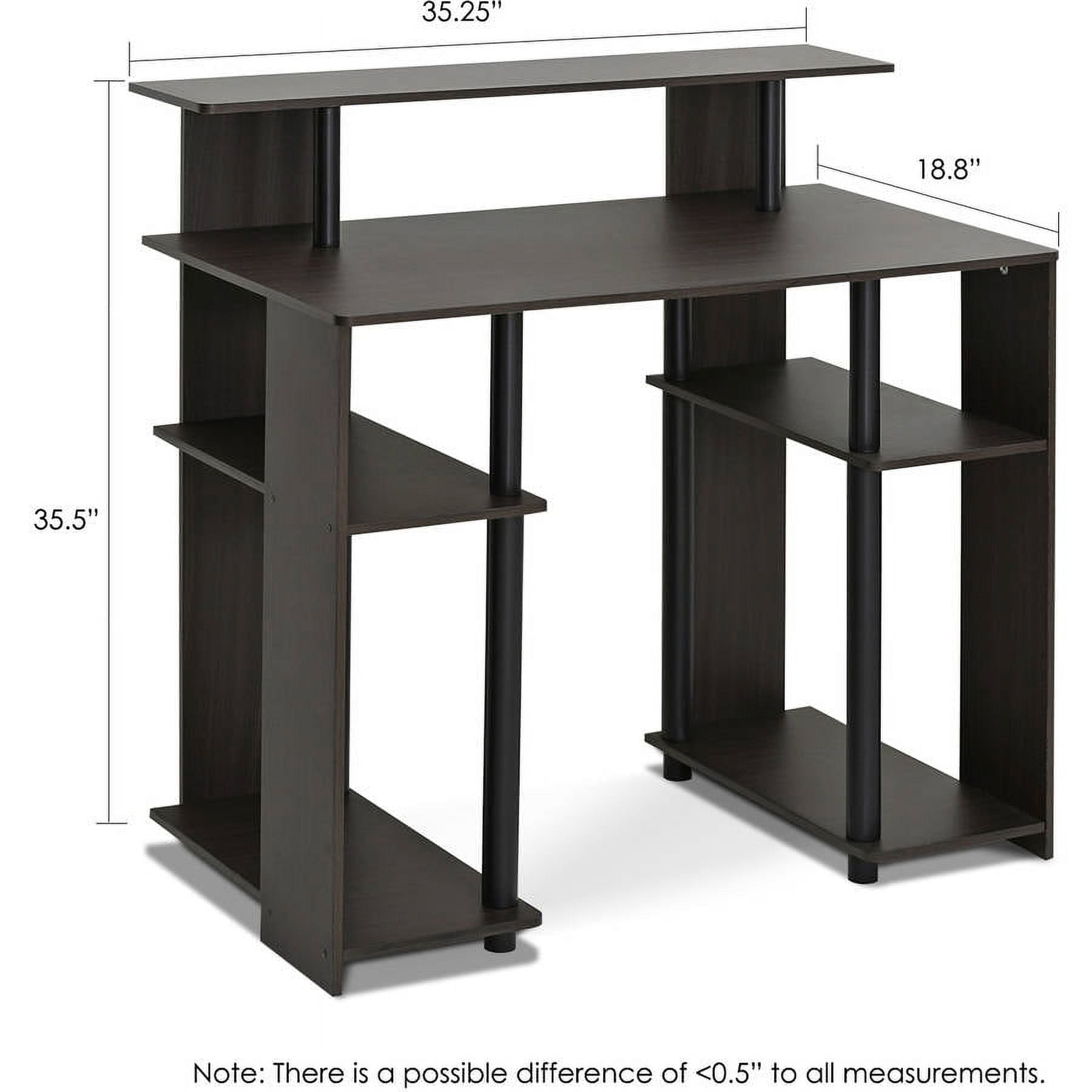 Furinno JAYA Simple Design Computer Writing Desk, Walnut