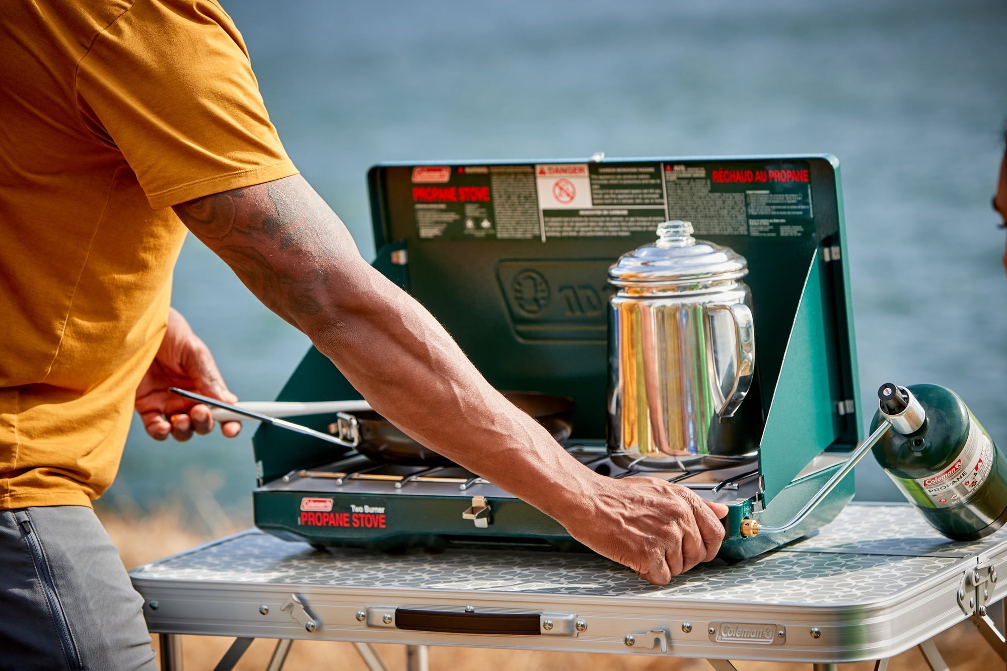 Coleman Matchlight 10,000 BTU 2-Burner Propane Stove