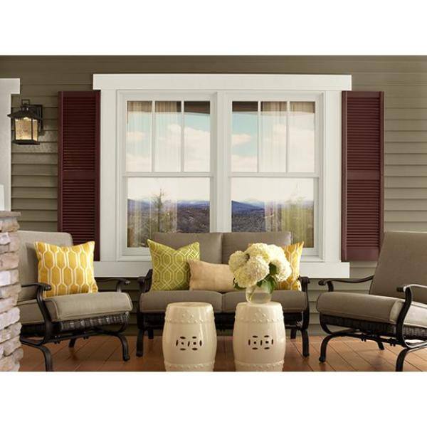 2 in. x 5 in. Polypropylene Louvered Spanish Moss Shutter Sample