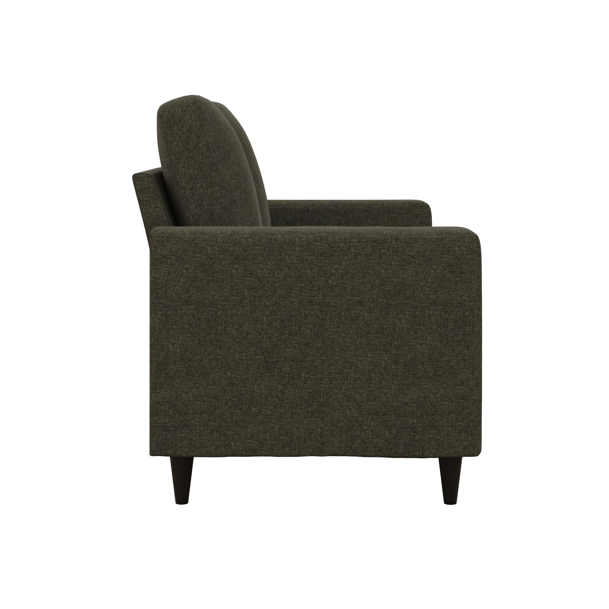 DHP Cooper Loveseat 2 Seater Sofa, Gray Linen