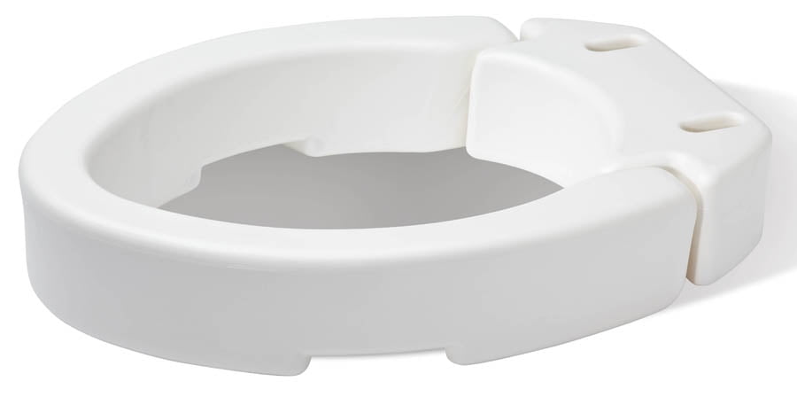 Raised Toilet Seat - Elongated Carex® 3-1/2 Inch White 300 lbs.