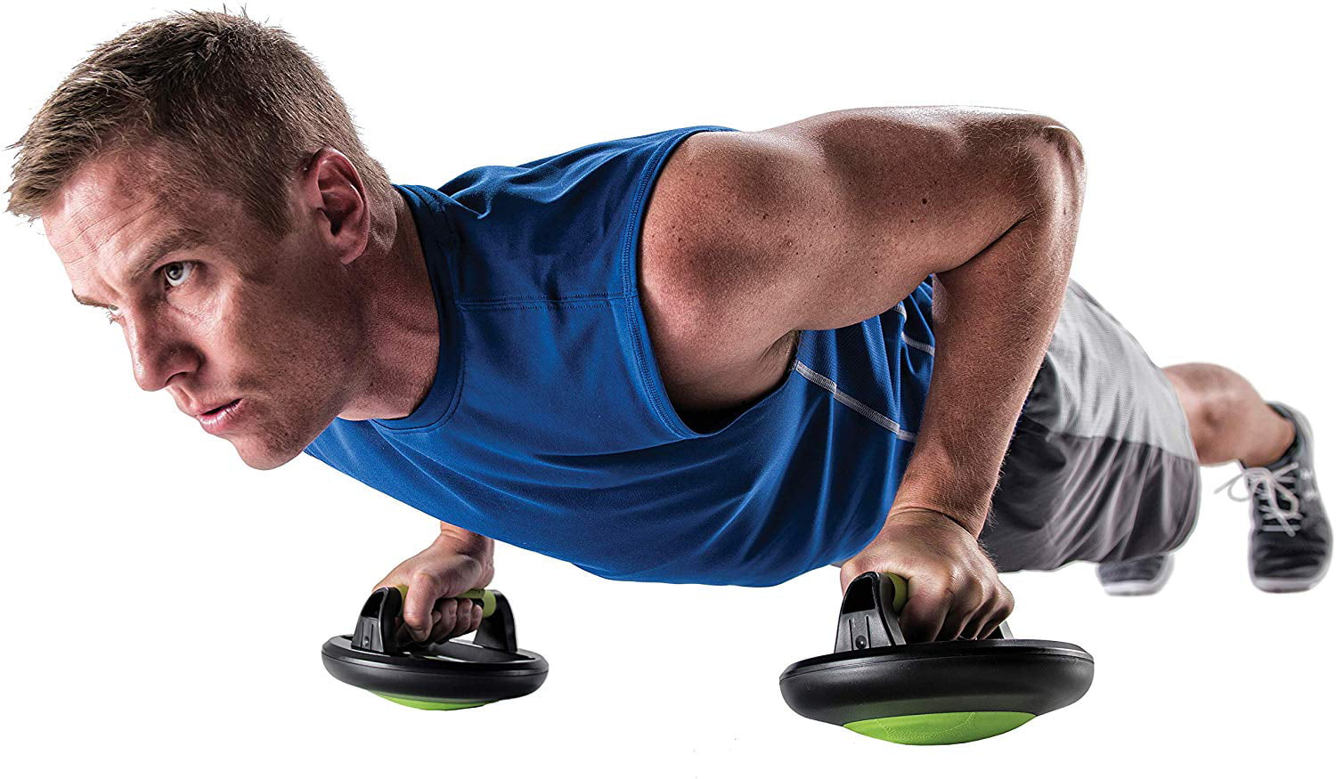 GoFit GF-RPP Pivoting Push-Up Pods, Green