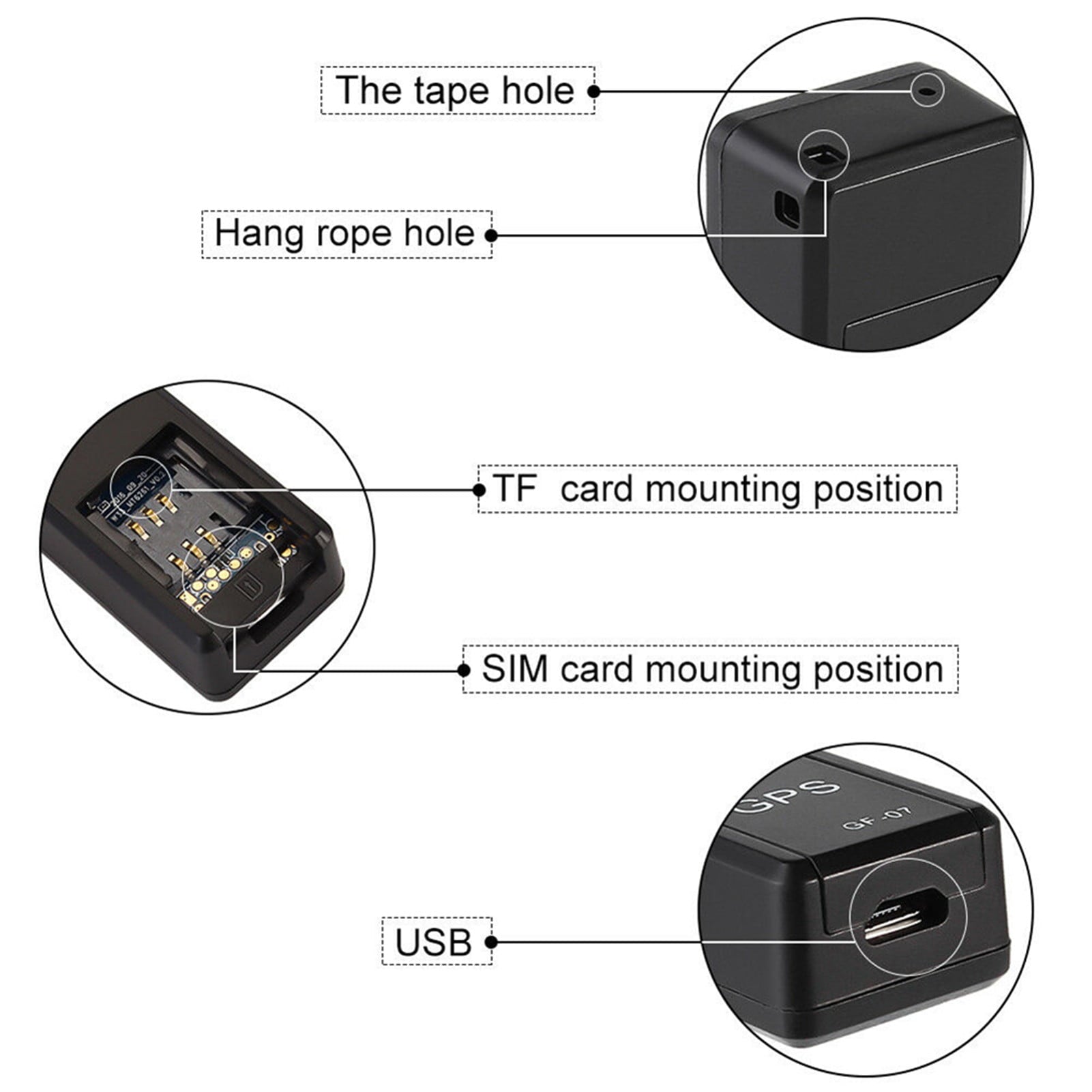 Mini GPS Tracker Real Time Car Truck Vehicle Smart Locator Magnetic GSM Tracking