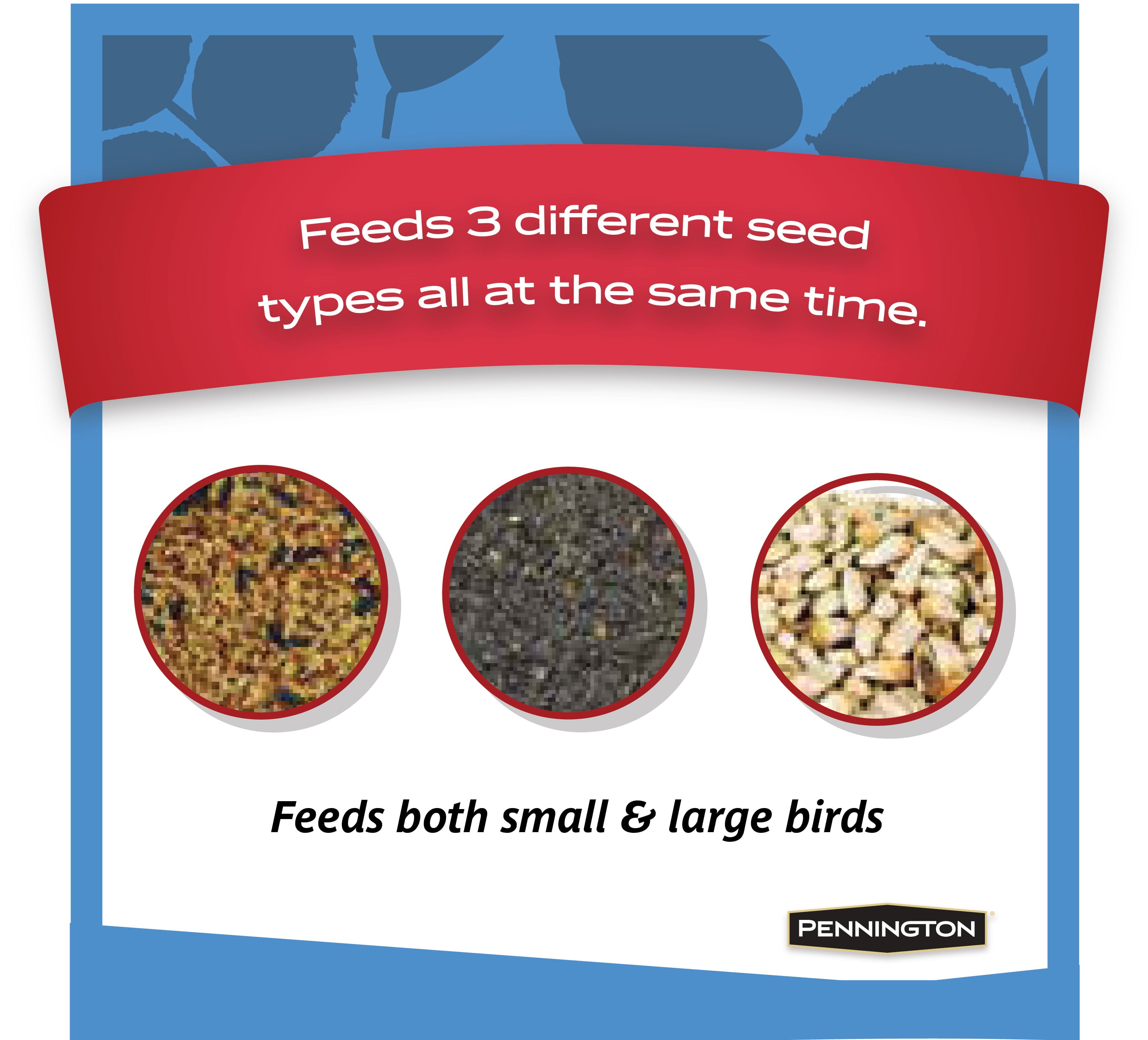 Pennington Black Resin Ecotube Swirl Wild Bird Tube Feeder, 5 lb. Capacity