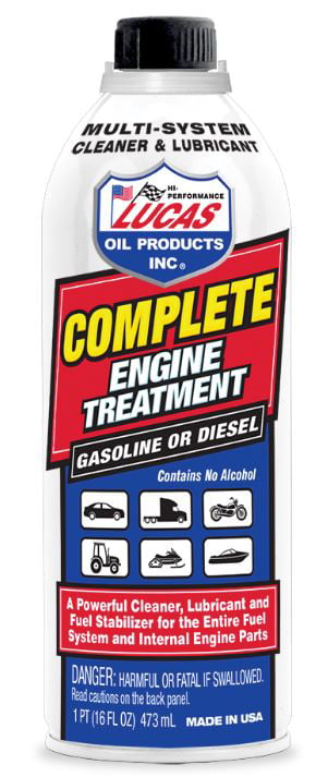 Lucas Oil Multi-System Complete Fuel system cleaner Automotive Additives Engine Treatment, 16 oz