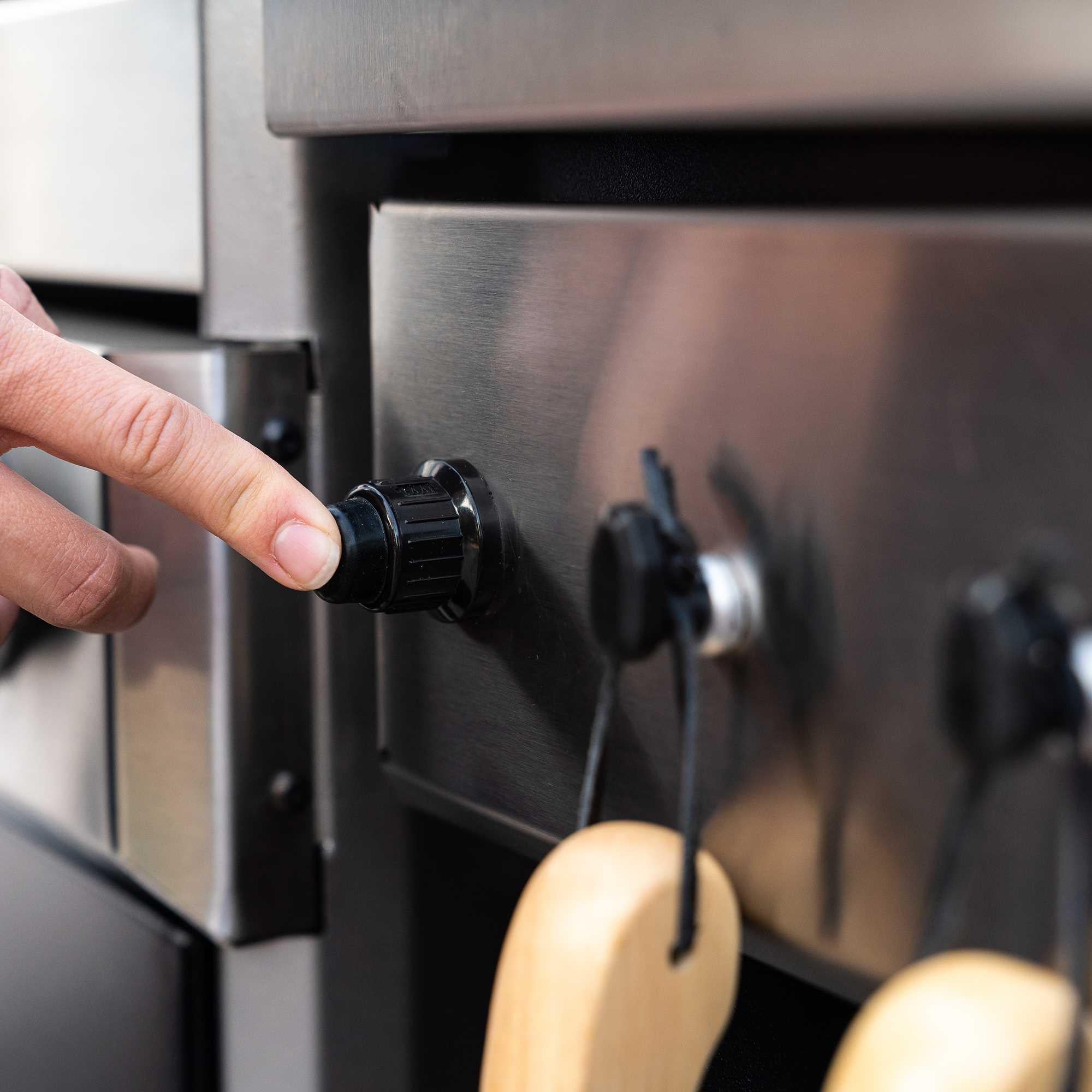 Gas Grill and Wood Pellet Smoker Combo, WiFi and Bluetooth Control Technology