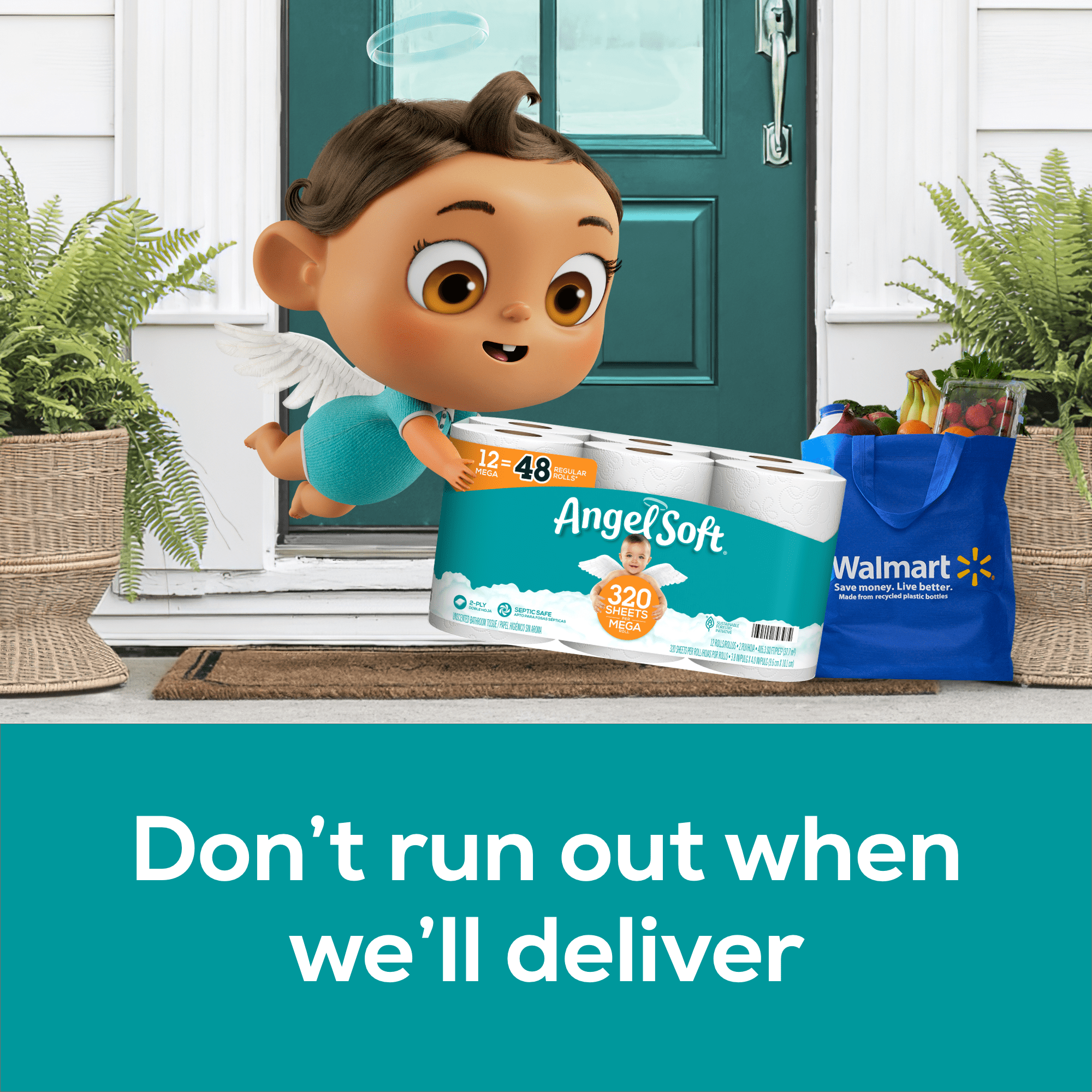 Angel Soft Toilet Paper, 12 Mega Rolls