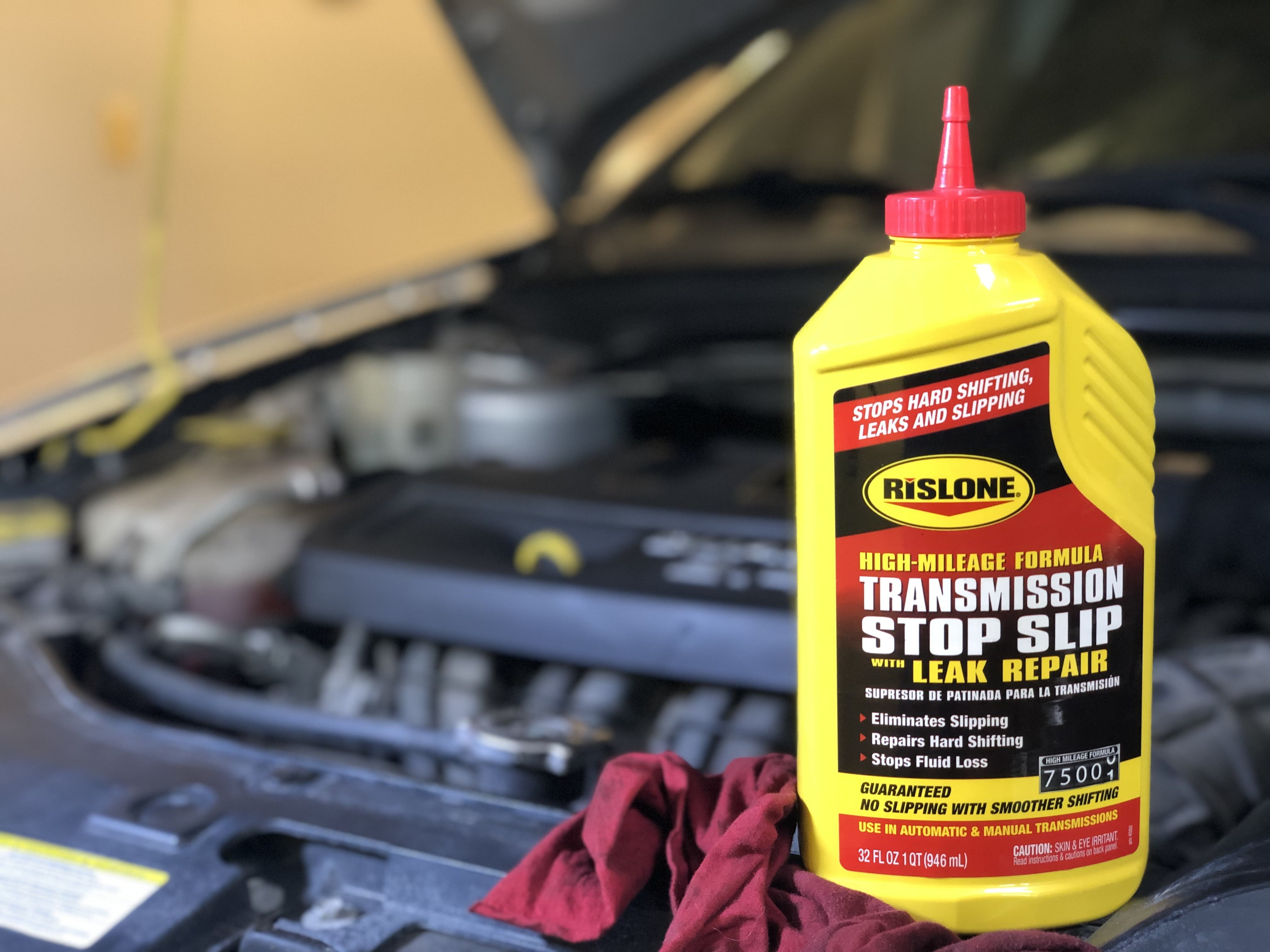 Rislone High Mileage Transmission Stop Slip with Leak Repair, 32 oz